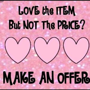 No low ball offers please. No trades. Let’s make a deal:)